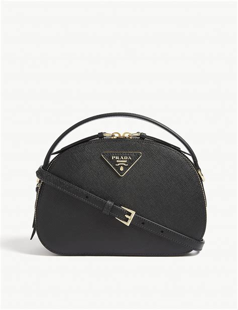 prada crossbody bag tessuto saffiano black|prada odette saffiano.